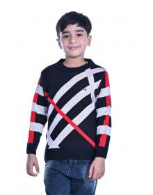 Boys Sweater designer sweater black